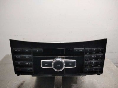 SISTEMA AUDIO / RADIO CD MERCEDES-BENZ CLASE E (W212) LIM. 220 CDI BlueEfficiency (212.002)