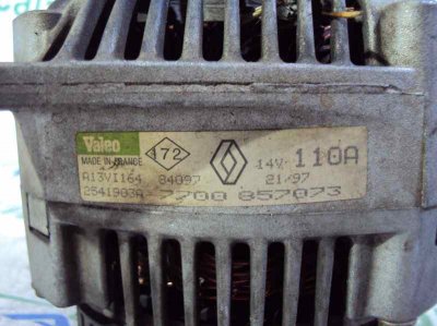 ALTERNADOR RENAULT MEGANE I CLASSIC (LA0) 1.9 D RN